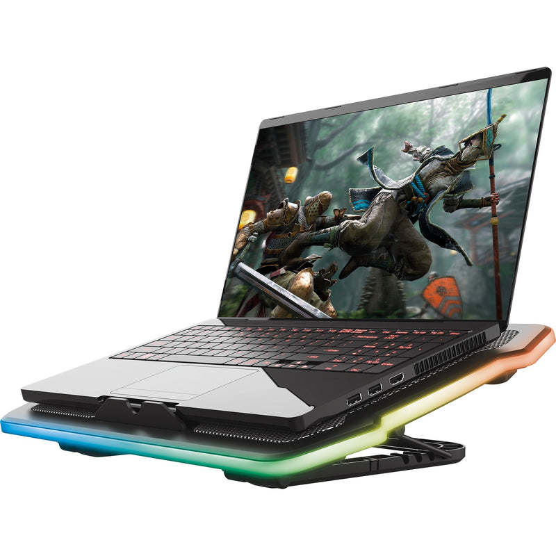 Afbeelding laden in galerijviewer, Trust gxt 1126 aura laptopkoeler (zwart, rgb)
