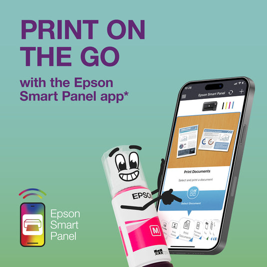 Epson ecotank et-2870 a4 multifunctionele wi-fi-printer met inkttank all-in-one inkjetprinter (zwart, scannen, kopiëren, inclusief tot 3 jaar inkt)