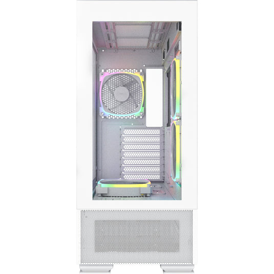 Montech sky two midi tower behuizing (wit | 2x usb-a | 1x usb-c | window)