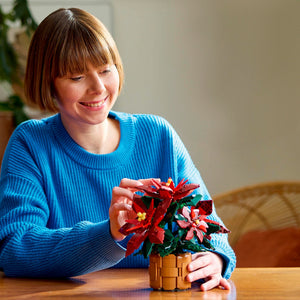Lego icons kerstster poinsettia - 10370