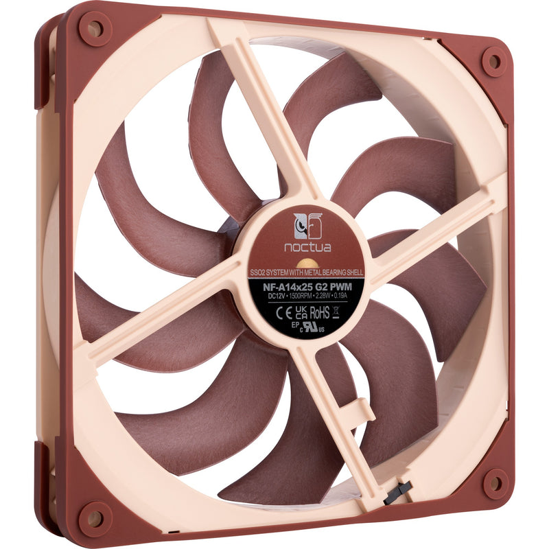 Afbeelding laden in galerijviewer, Noctua nf-a14x25 g2 pwm case fan (bruin, 140 x 140 x 25 mm)
