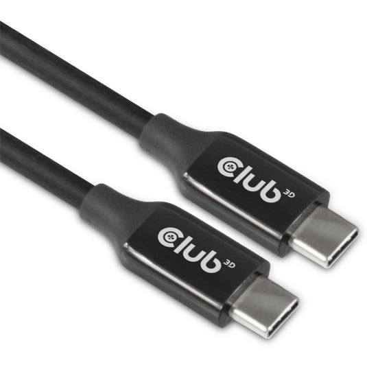 Club 3d actieve usb-c 3.2 gen 2 kabel (zwart, 5 meter, 60 w, 8k)