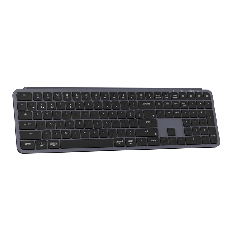 Afbeelding laden in galerijviewer, Keychron b6 pro-k1 toetsenbord (zwart, us lay-out (qwerty), scissor switches, 100%, abs, 2.4 ghz | bluetooth 5.2 | usb-c)

