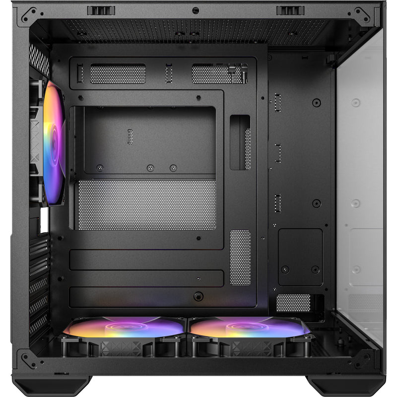Afbeelding laden in galerijviewer, Antec cx60m argb mini tower behuizing (zwart | 3x usb-a | rgb | tempered glass)
