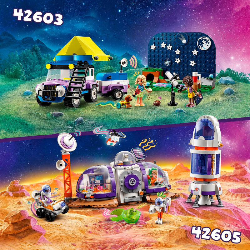 Afbeelding laden in galerijviewer, Lego friends - ruimtebasis op mars en raket constructiespeelgoed (42605)
