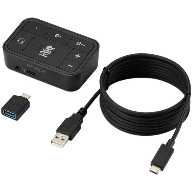 Afbeelding laden in galerijviewer, Kensington universal 3-in-1 pro audio headset switch (bluetooth, usb, 3,5mm audio)
