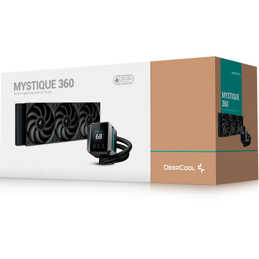 Deepcool mystique 360 waterkoeling (zwart, 4-pins pwm fan-connector)