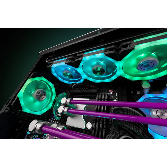 Ekwb ek-quantum impulse 120 d-rgb case fan (wit, 120 x 120 x 29 mm, pwm, rgb led)