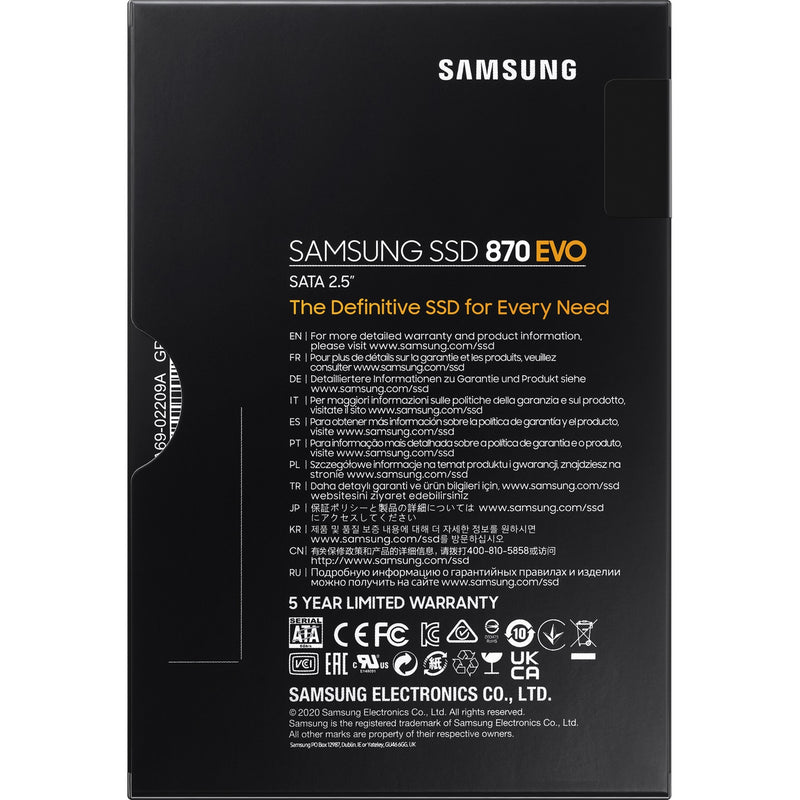 Afbeelding laden in galerijviewer, Samsung 870 evo 2 tb ssd (mz-77e2t0b eu, sata 600)
