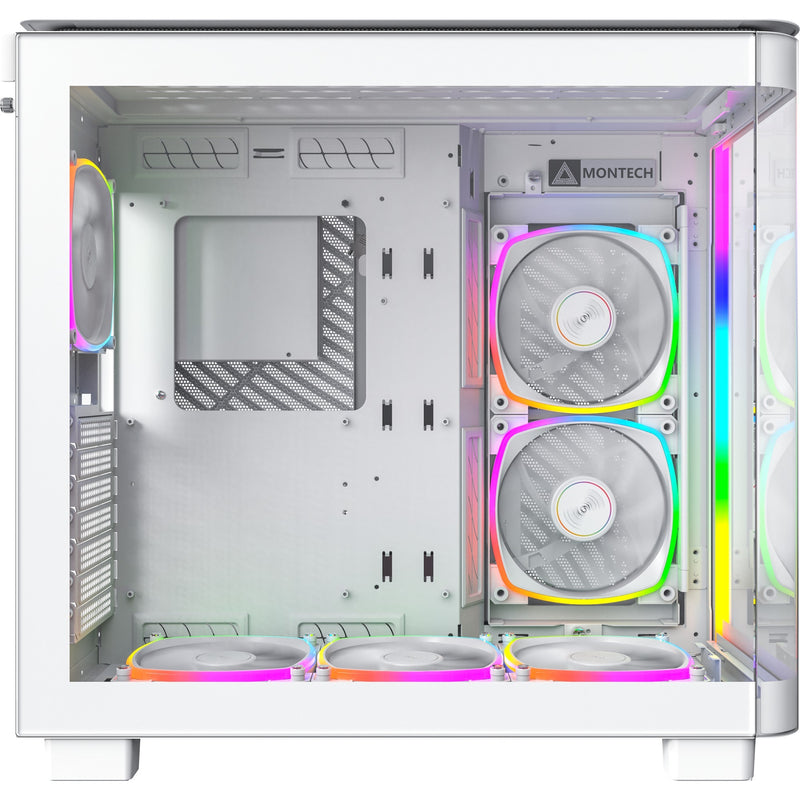 Afbeelding laden in galerijviewer, Montech king 95 pro midi tower behuizing (wit | 2x usb-a | 1x usb-c | rgb | tempered glass)

