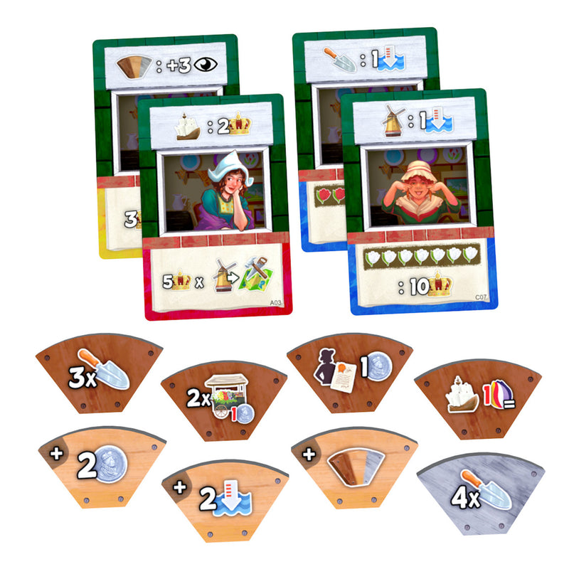 Afbeelding laden in galerijviewer, Asmodee board dice windmill valley - nederlandstalig bordspel voor 1-4 spelers
