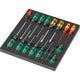 Wera 9710 schuimrubberen inzetstuk met schroevendraaiers set 1, 18-delig - 05150101001
