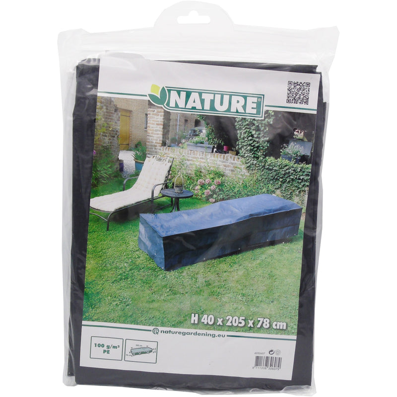 Afbeelding laden in galerijviewer, Nature tuinmeubelafdekhoes voor ligstoel afdekking (grijs, 6030607)
