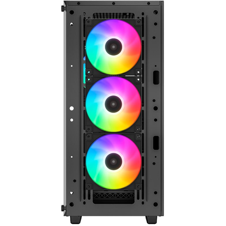Afbeelding laden in galerijviewer, Deepcool cc560 argb v2 midi tower behuizing (zwart | 2x usb-a | rgb | tempered glass)

