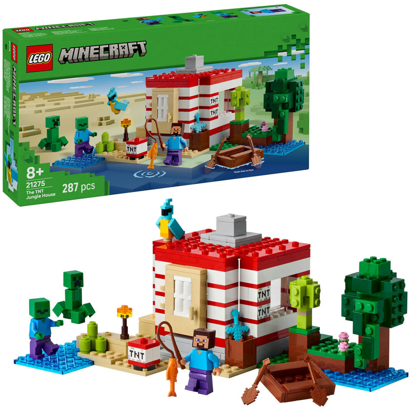 Afbeelding laden in galerijviewer, Lego minecraft - het tnt junglehuis constructiespeelgoed (21275)
