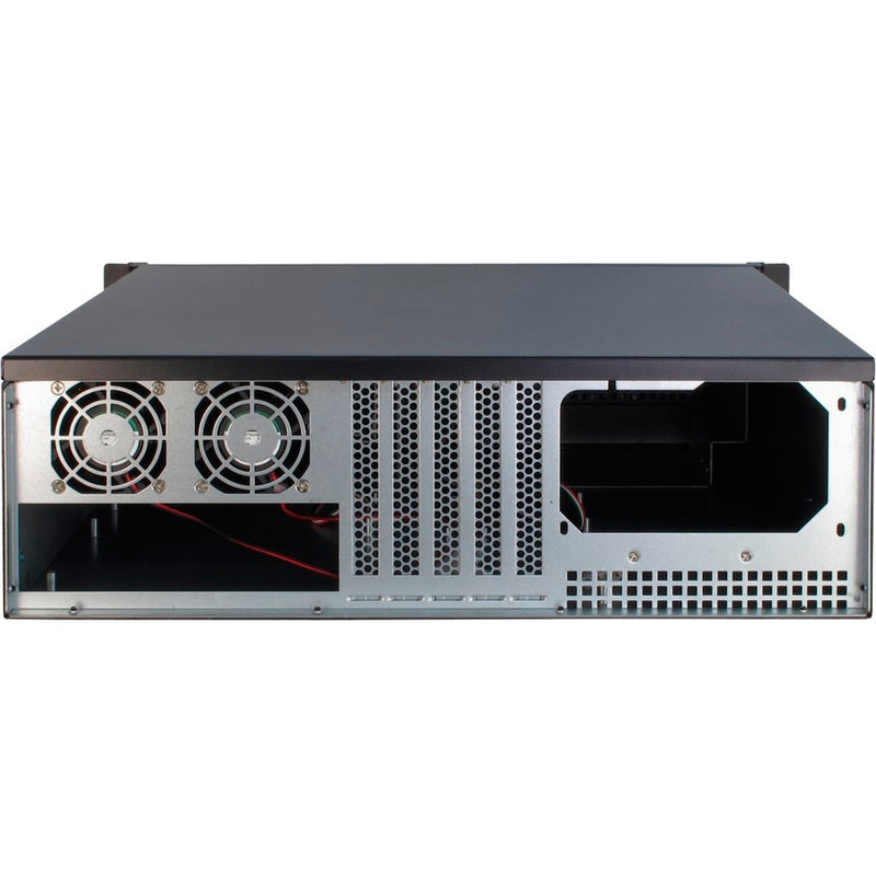 Afbeelding laden in galerijviewer, Inter-tech 3u-3098-s rack behuizing (zwart | 2x usb-a)
