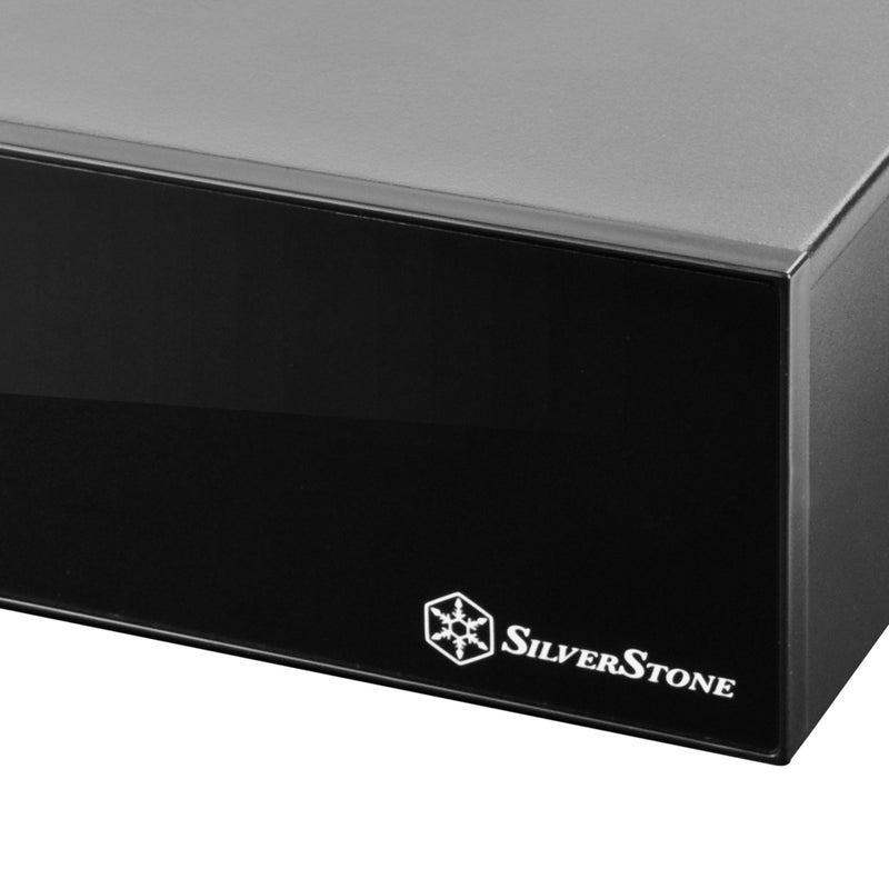 Afbeelding laden in galerijviewer, Silverstone sst-ml09b htpc behuizing (zwart | 2x usb-a)
