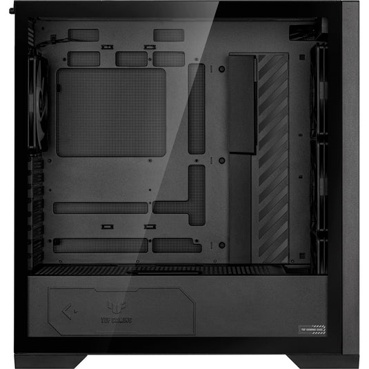 Asus tuf gaming gt302 argb midi tower behuizing (zwart | 2x usb-a | 1x usb-c | rgb | tempered glass)