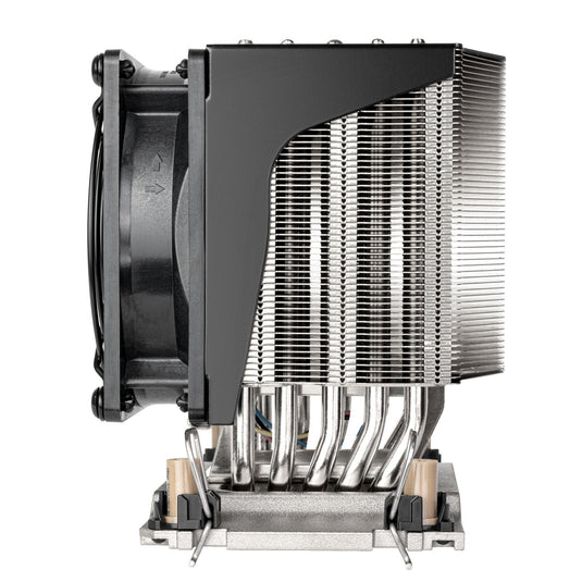 Silverstone sst-xe04-4677vb cpu-koeler (zwart, 4-pins pwm fan-connector)