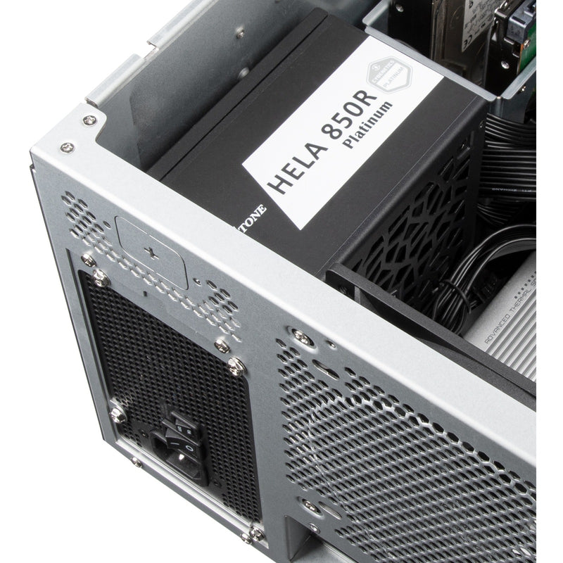 Afbeelding laden in galerijviewer, Silverstone rm52 server behuizing (zwart | 2x usb-a | 1x usb-c)
