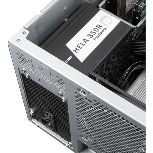 Silverstone rm52 server behuizing (zwart | 2x usb-a | 1x usb-c)