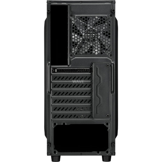 Sharkoon vg6-w rgb midi tower behuizing (zwart | 4x usb-a | rgb | window)