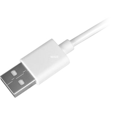 Sharkoon usb-a 2.0 - usb-c kabel (wit, 1 meter)