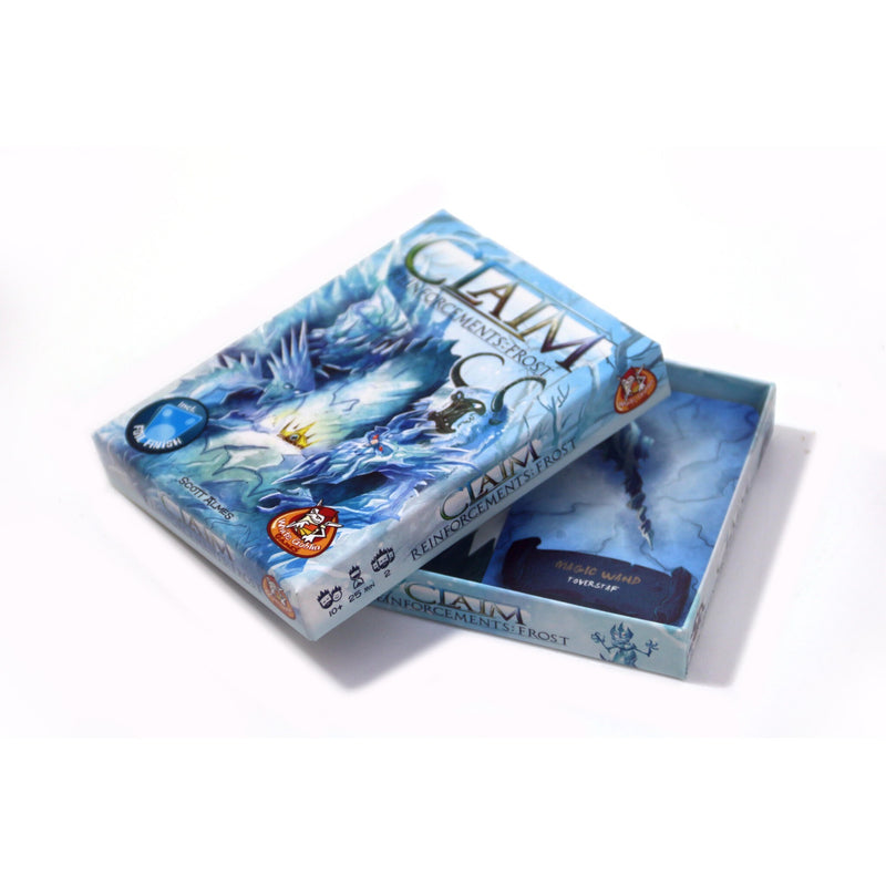 Afbeelding laden in galerijviewer, White goblin games claim reinforcements: frost kaartspel (nederlands, uitbreiding, 2 spelers, 25 minuten, vanaf 10 jaar)
