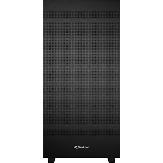 Sharkoon rebel c50 black midi tower behuizing (zwart | 2x usb-a | 1x usb-c)