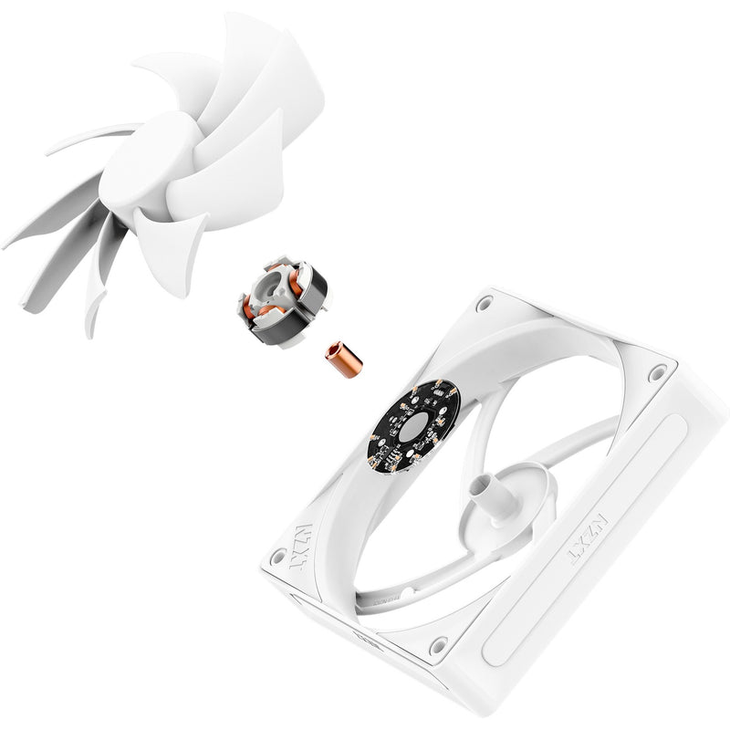Afbeelding laden in galerijviewer, Nzxt f120q case fan (wit, 120 x 120 x 25 mm, pwm)
