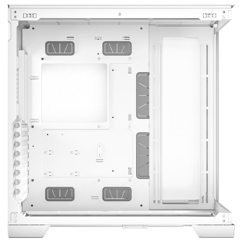 Afbeelding laden in galerijviewer, Antec c8 aluminum midi tower behuizing (wit zilver | 2x usb-a | 1x usb-c | tempered glass)
