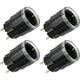 Shelly plug s gen3 slimme wifi, 4 stuks stekker (zwart, matter, wifi, bluetooth)