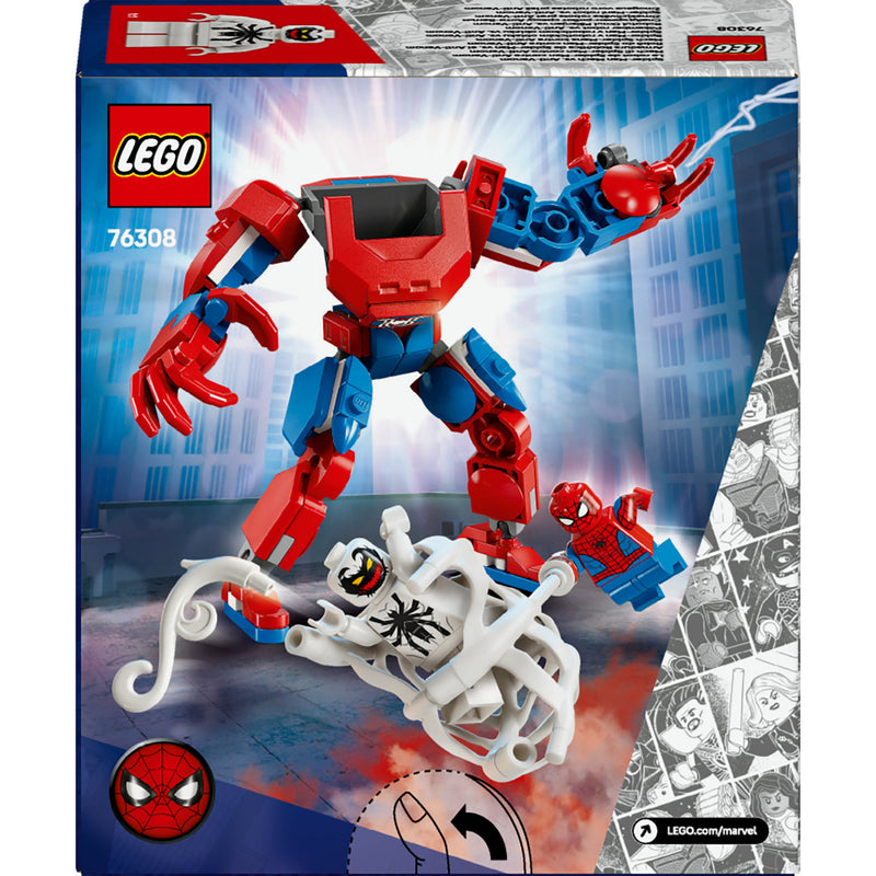 Afbeelding laden in galerijviewer, Lego marvel super heroes - spider-man mecha vs. anti-venom constructiespeelgoed (76308)
