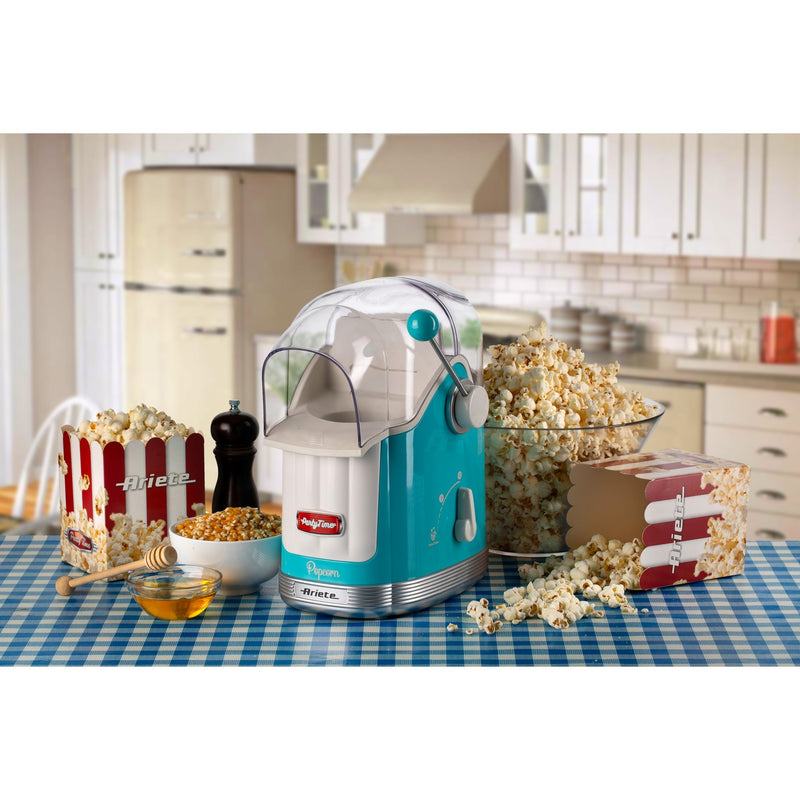Afbeelding laden in galerijviewer, Ariete party time pop corn maker 2958 01 popcornmaker (lichtblauw)
