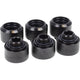 Alphacool eiszapfen 16mm hardtube compression fitting g1 4 - sixpack schroevenset (zwart)