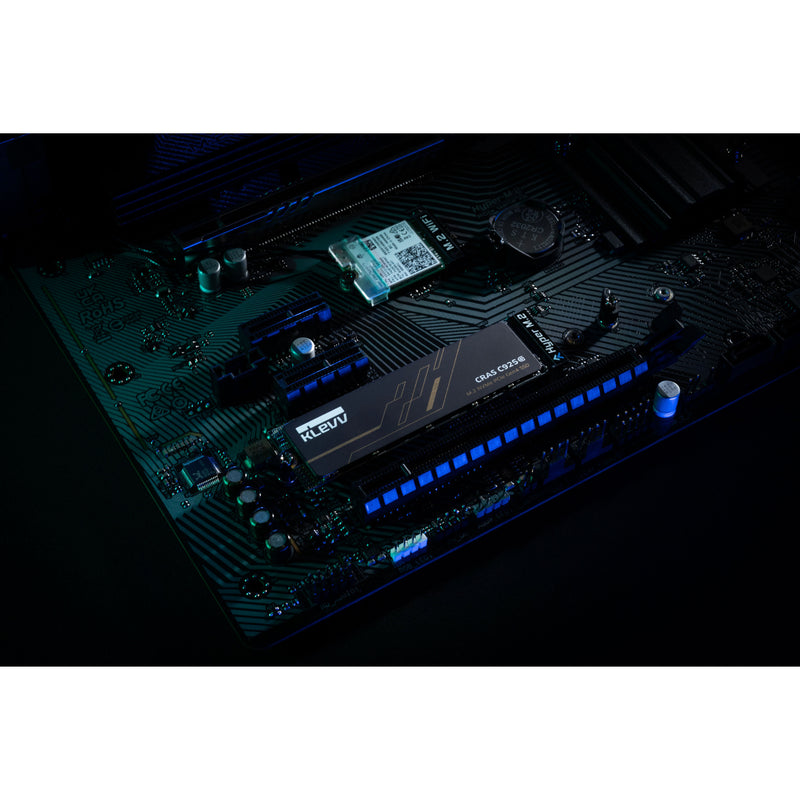 Afbeelding laden in galerijviewer, Klevv cras c925g 1 tb ssd (zwart, k01tbm2sp0-25g, pcie gen 4.0 x4, nvme 2.0)
