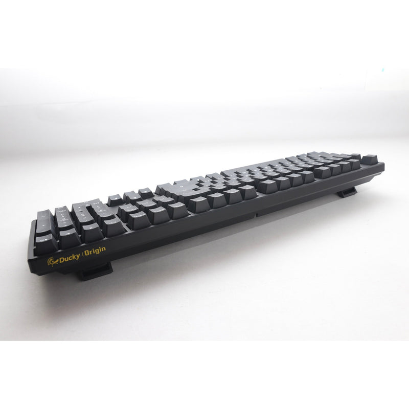 Afbeelding laden in galerijviewer, Ducky origin phantom black, toetsenbord (zwart, us lay-out, cherry mx red, hot swap, pbt double-shot keycaps)
