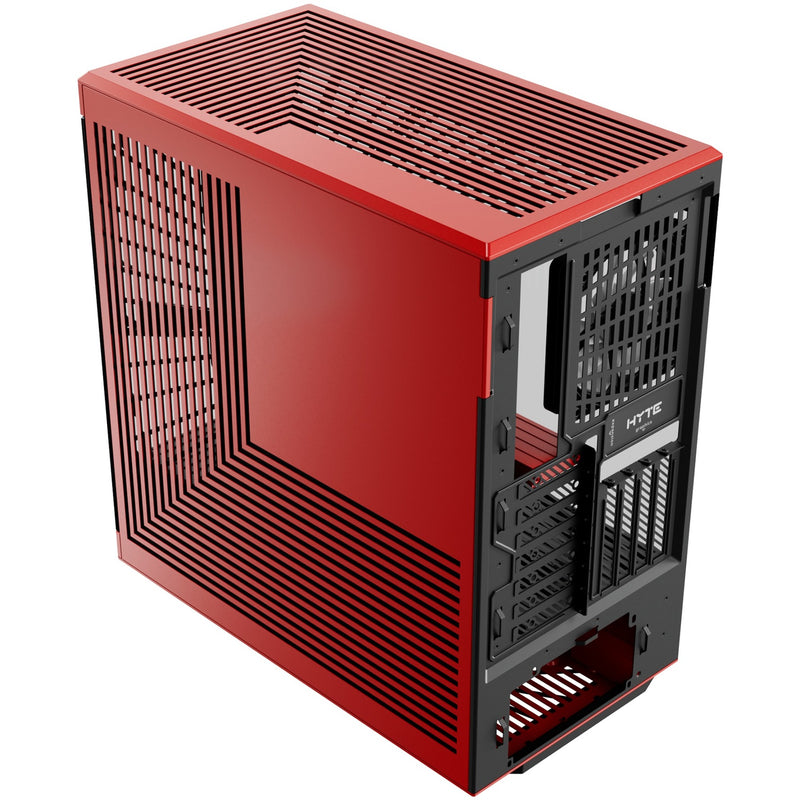 Afbeelding laden in galerijviewer, Hyte y40 midi tower behuizing (rood zwart | 2x usb-a | 1x usb-c | tempered glass)
