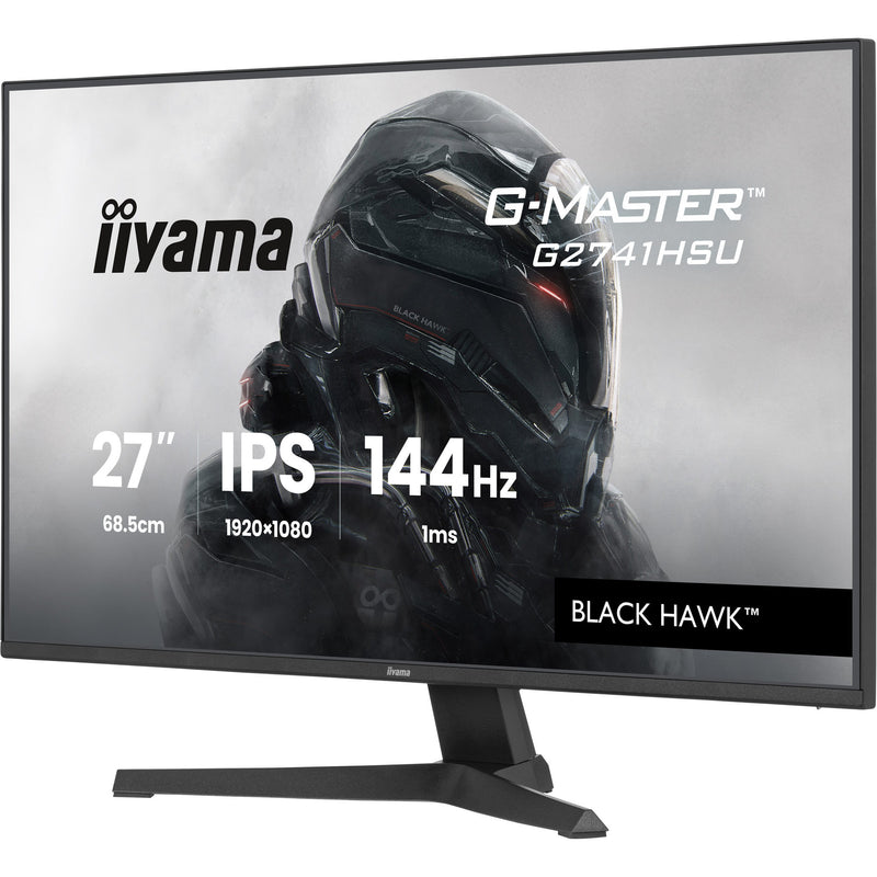 Afbeelding laden in galerijviewer, Iiyama g-master black hawk g2741hsu-b1 27 gaming monitor (zwart, hdmi, displayport, 2x usb-a, usb-b, 144 hz)
