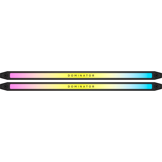 Corsair dominator titanium rgb 64 gb ddr5-6400 (2x 32 gb) werkgeheugen (zwart, cmp64gx5m2b6400c32, xmp 3.0)