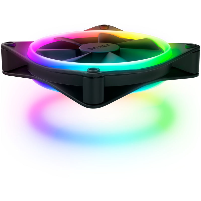 Afbeelding laden in galerijviewer, Nzxt f120 rgb duo case fans (zwart, 3 stuks, 120 x 120 x 25 mm, pwm, incl. controller)
