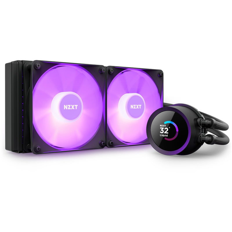 Afbeelding laden in galerijviewer, Nzxt kraken 240 rgb waterkoeling (zwart)
