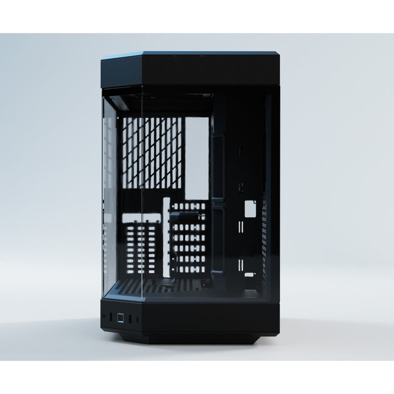 Afbeelding laden in galerijviewer, Hyte y60 midi tower behuizing (zwart | 3x usb-a | tempered glass)
