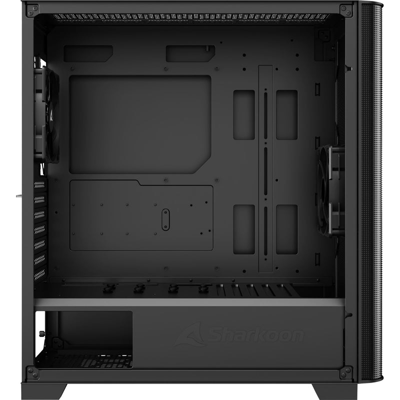 Afbeelding laden in galerijviewer, Sharkoon m30 black midi tower behuizing (zwart | 2x usb-a | 1x usb-c)
