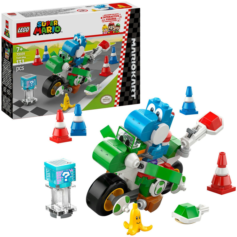 Afbeelding laden in galerijviewer, Lego super mario - mario kart - yoshi-crosser constructiespeelgoed (72031)

