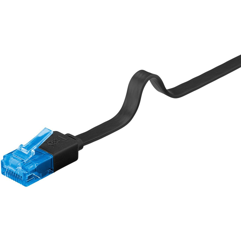 Afbeelding laden in galerijviewer, Goobay cat 6a u utp platte kabel (zwart, 20 meter)
