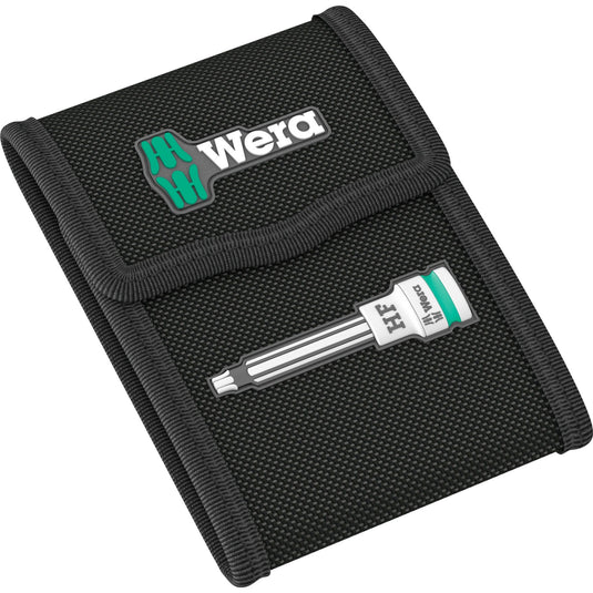 Wera 8767 a torx® hf 1 zyklop bitdoppen set torx dopsleutel (zwart zilver, 4-delig, met vasthoudfunctie, 1 4 -aandrijving)