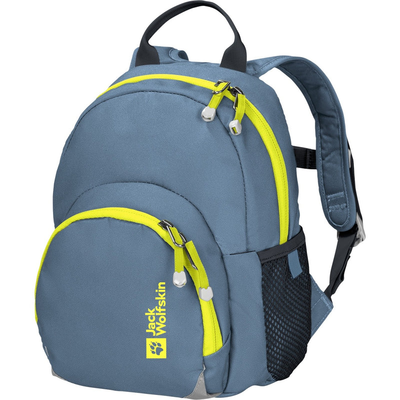 Afbeelding laden in galerijviewer, Jack wolfskin buttercup rugzak (blauw neongeel, 4,5 liter)
