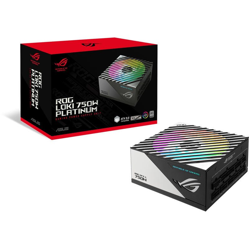 Afbeelding laden in galerijviewer, Asus rog loki sfx-l platinum modulaire 750 watt voeding (zwart, 1x 12v-2x6, 3x pcie)
