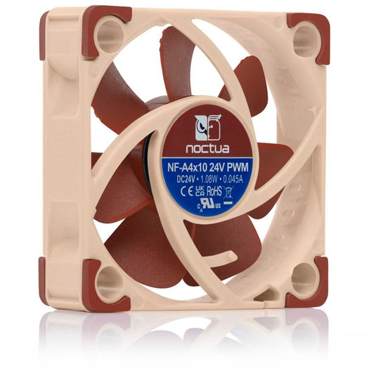 Noctua nf-a4x10 24v pwm case fan (bruin beige, 40 x 40 x 10 mm)